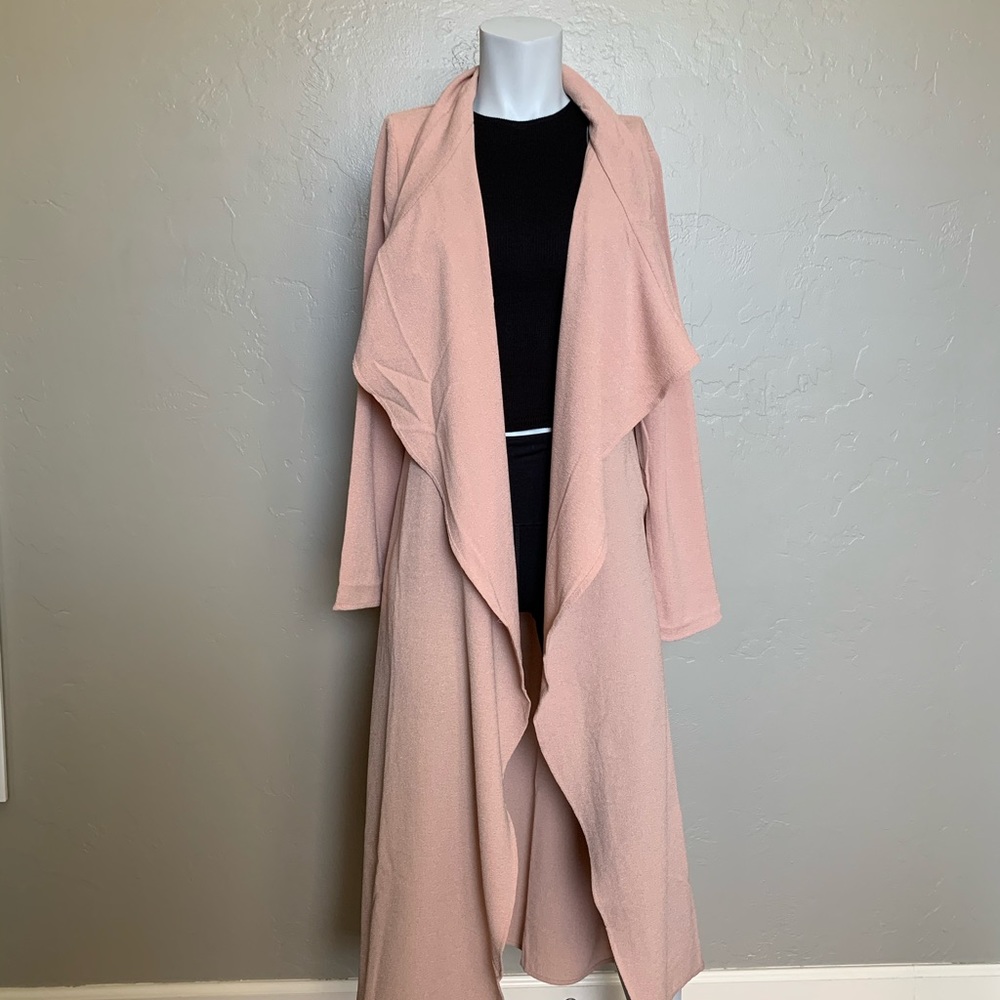 Dusty Rose Trench Coat